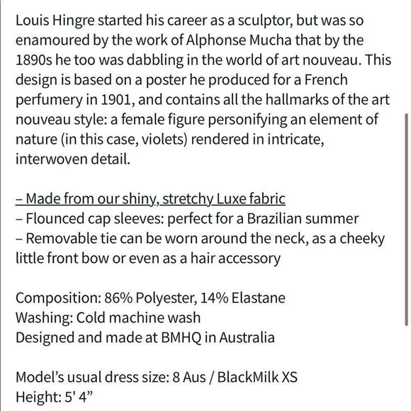 Blackmilk XL - Fragrance of Violets Rio Playsuit - Picture 7 of 7